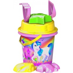 martin toys Unicorn bucket 17 cm 7 pcs DS-1875 5310329003794