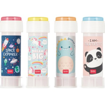 Legami Bubbles in 4 Designs - Panda, Dinosaur, Unicorn and Space SB0001 8053610785333