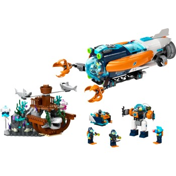 LEGO City Εξερευνητικό Υποβρύχιο Μεγάλου Βάθους 60379 5702017416397