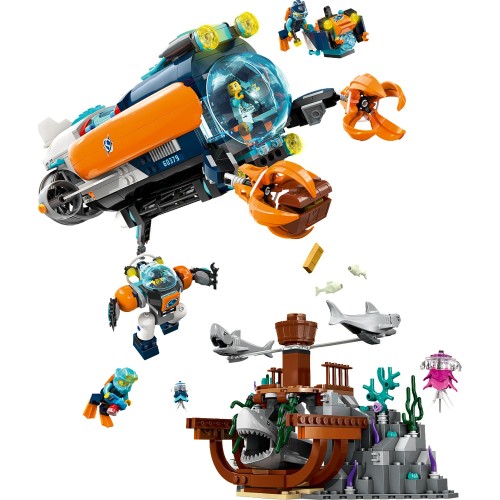 LEGO City Εξερευνητικό Υποβρύχιο Μεγάλου Βάθους 60379 5702017416397