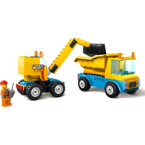 LEGO City Construction Trucks And Wrecking Ball Crane 60391 5702017416465