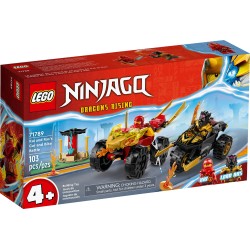 LEGO Ninjago Μάχη Του Κάι Και Ρας Με Αυτοκίνητο Μηχανή 71789 5702017413044