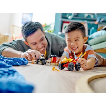 LEGO Ninjago Kai And Rass Car Bike Battle 71789 5702017413044