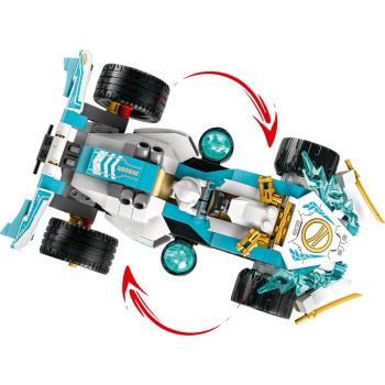 LEGO Ninjago Δυναμικό Σπιντζίτσου Αγωνιστικό Αυτοκίνητο Του Δράκου Ζέιν 71791 5702017413068