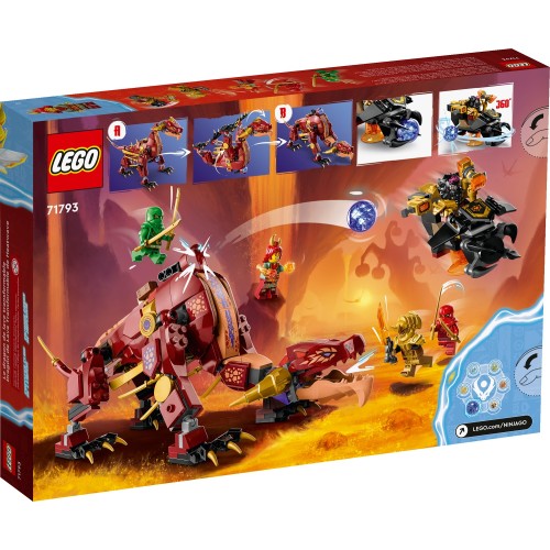 LEGO Ninjago Heatwave Transforming Lava Dragon 71793 5702017416540