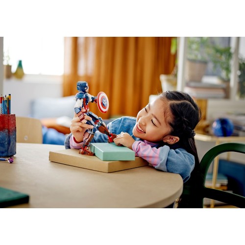LEGO Marvel Super Heroes Φιγούρα Κατασκευής Κάπτεν Αμέρικα 76258 5702017419749