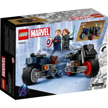LEGO Marvel Super Heroes Black Widow And Captain America Motorcycles 76260 5702017419763