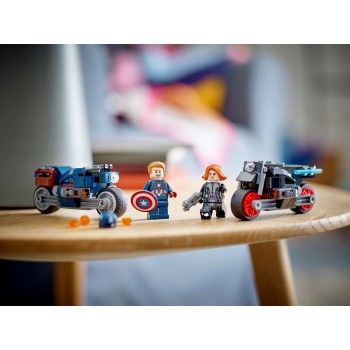 LEGO Marvel Super Heroes Black Widow And Captain America Motorcycles 76260 5702017419763