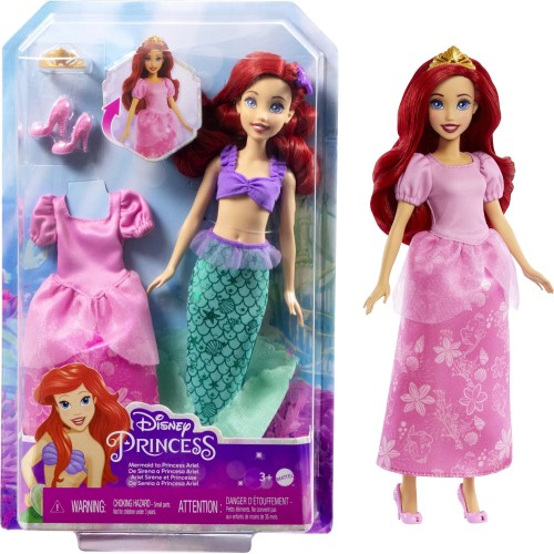Mattel Disney Princess - Ariel Transforming HMG49 194735126804