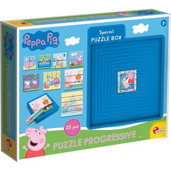 Lisciani Παζλ Progressive 8 Peppa Pig, Πολύχρωμα 25 κομμάτια 60.97838 8008324097838
