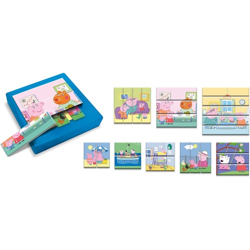 Lisciani Παζλ Progressive 8 Peppa Pig, Πολύχρωμα 25 κομμάτια 60.97838 8008324097838
