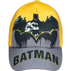 stamion Καπέλο Τζόκεϋ Batman Mask Μέγεθος 55 Κίτρινο WB01033WR 5204679251991