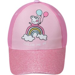 stamion Peppa Pig Rainbow Glitter Jockey Hat For Kids Size 52 PP03126 5204679238312