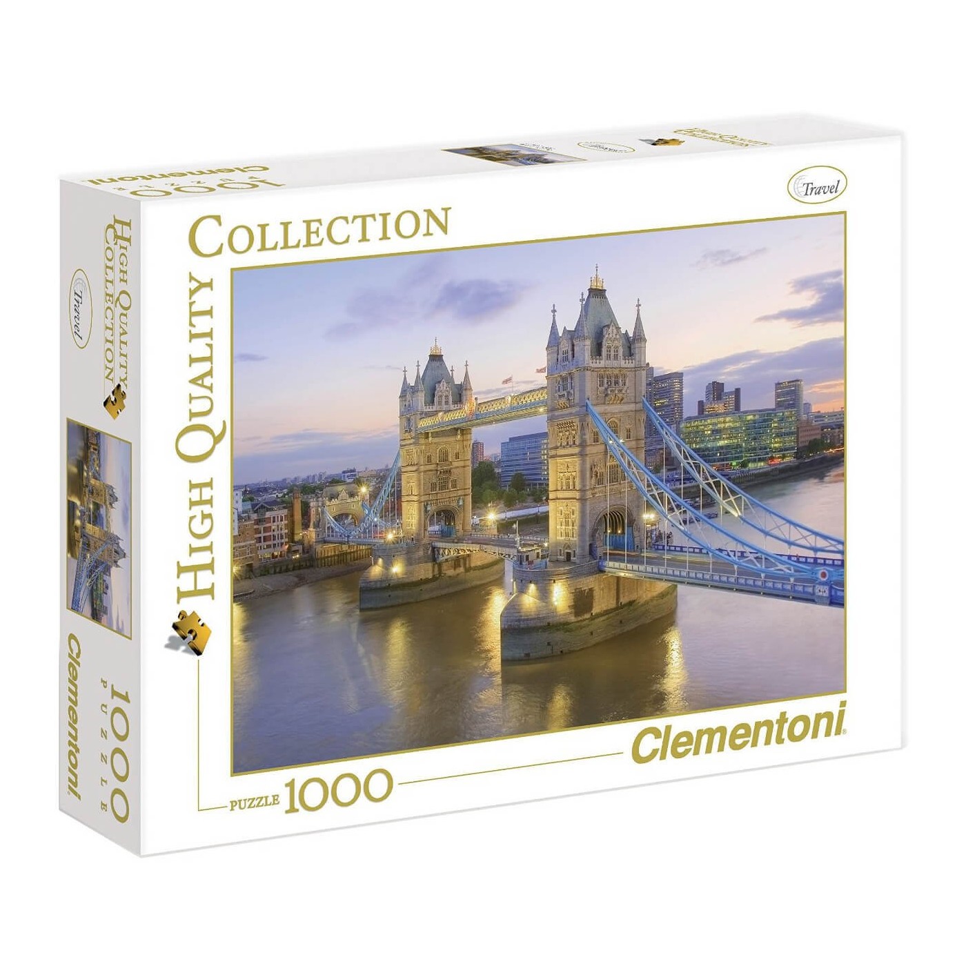 Clementoni Puzzle High Quality Collection New York Bridge 1000 Pcs 1220 ...