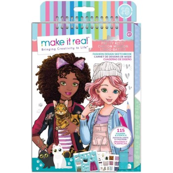 Just toys Fashion Design Sketchbook Pretty Kitty 3204 695929032043