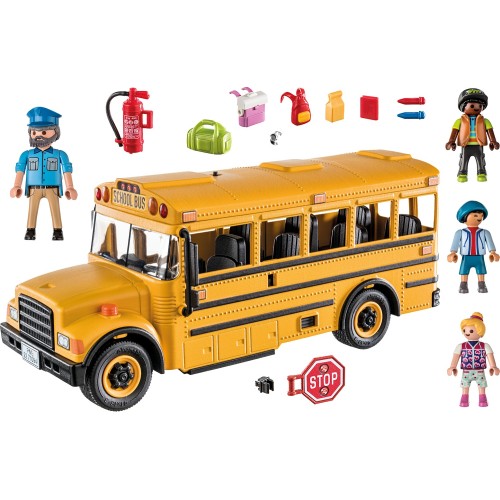 Playmobil City Life School Bus With Students 70983 4008789709837