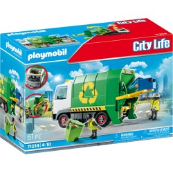 Playmobil City Life Όχημα Συλλογής Ανακυκλούμενων Απορριμάτων 71234 4008789712349