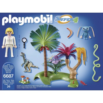 Playmobil Ο Σπίθας Στο Χαμένο Νησί 6687 4008789066879
