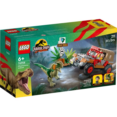 LEGO Jurrasic World Ενέδρα Διλοφόσαυρου 76958 5702017421933