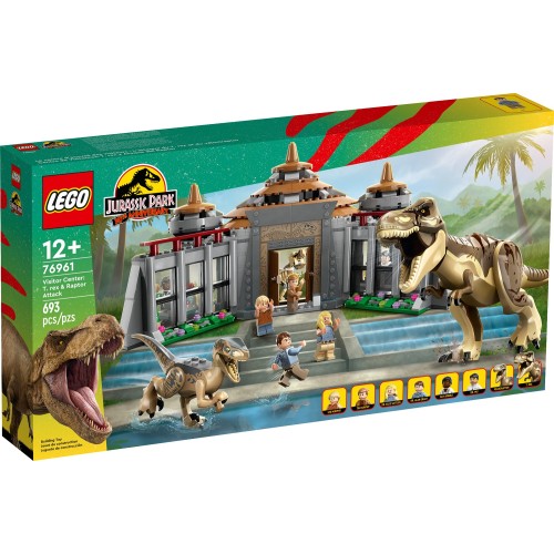 LEGO Jurrasic World Κέντρο Επισκεπτών: Επίθεση T. Rex & Ράπτορα 76961 5702017421964