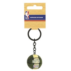 back me up NBA 3D Milwaukee Bucks Ball Keychain 558-51512 5204549141759