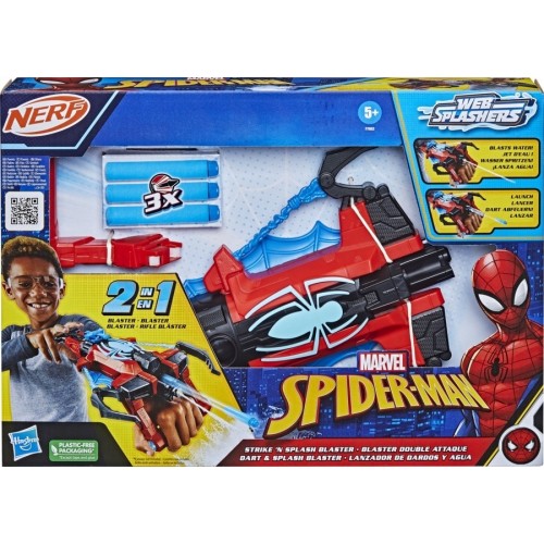 Hasbro Marvel Spider-Man Nerf Strike N Splash Blaster F7852 5010996174260