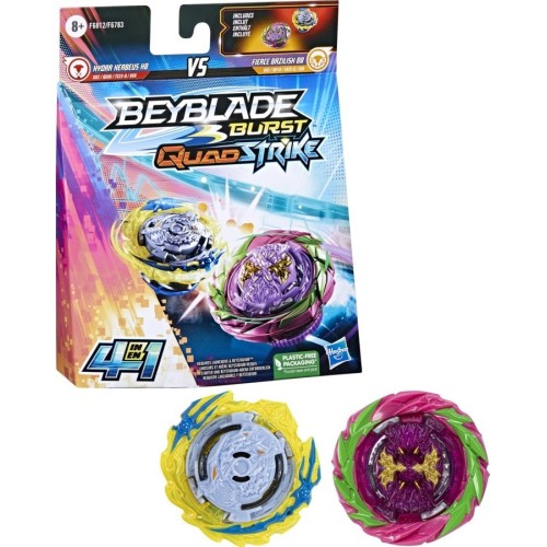 Hasbro Beyblade Burst Quadstrike Fierce Bazilisk B8 And Hydra Kerbeus K8 Dual Pack F6783 / F6812 5010996118806