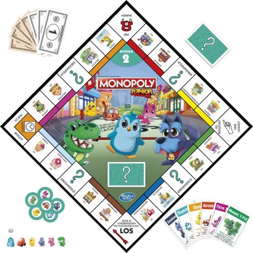 Hasbro Monopoly Junior 2 In 1 F8562 5010996134882