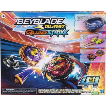 Hasbro Beyblade Burst Quadstrike Thunder Edge Battle Set F6781 5010996132048