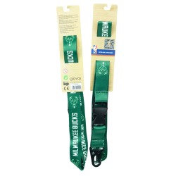 back me up Μπρελόκ NBA Long Lanyard - Κορδόνι Λαιμού Milwaukee Bucks  558-51516 5204549149991