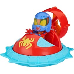 Hasbro Marvel Spidey And His Amazing Friends Web-Spinners Spidey With Hover Spinner Vehicle F6775 / F7252 5010996139207