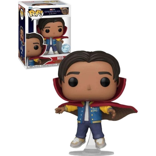 Funko Pop! Marvel Spider-Man No Way Home - Ned (With Cloak) (Special Edition) 1170 Bobble-Head Vinyl Figure 68368 889698683685