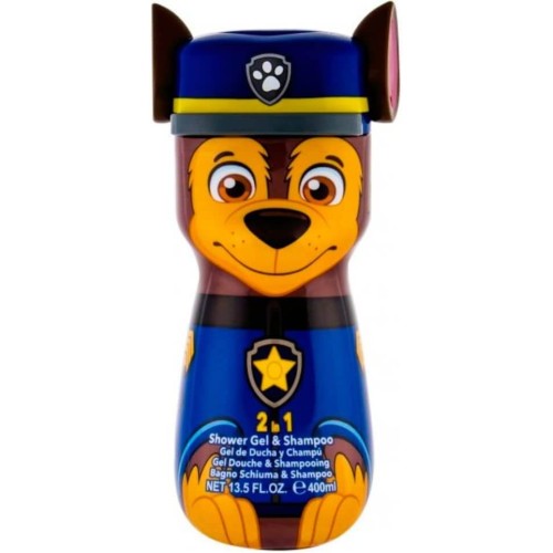 Air-Val Disney Paw Patrol Chase Shampoo & Shower Gel 2 In 1  Παιδικό Σαμπουάν Αφρόλουτρο 400Ml 6336 8411114063362