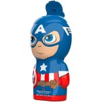 Air-Val Captain America Shower Gel & Shampoo 2 In 1 Παιδικό Αφρόλουτρο & Σαμπουάν 2 Σε 1, 400Ml 9033 8411114090337