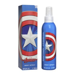 Air-Val Body Spray  Marvel Avengers “Captain America” Children 200 Ml 9010 8411114090108