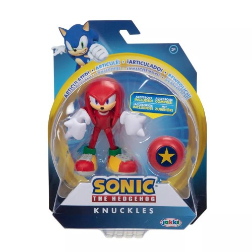JAKKS PACIFIC Φιγούρα Με Αξεσουάρ 10Cm Sonic Wave 11 - Knuckles 41677 / 41679 192995416796