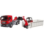 bruder Φορτηγό MAN TGS Με Αποσπώμενο Container Kαι Φορτωτή Schaffer 3767 4001702037673
