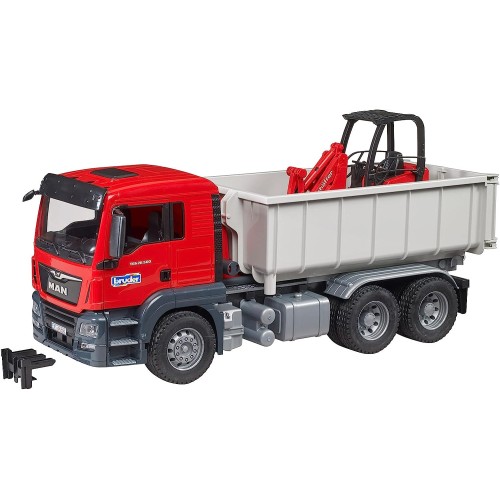 bruder Φορτηγό MAN TGS Με Αποσπώμενο Container Kαι Φορτωτή Schaffer 3767 4001702037673