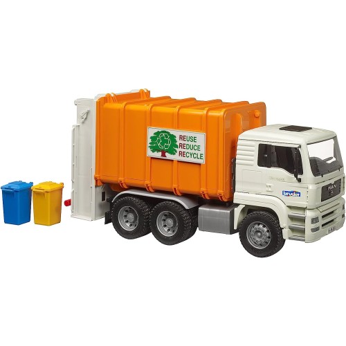 bruder MAN TGA Rear Loading Garbage Truck 2772 4001702027728