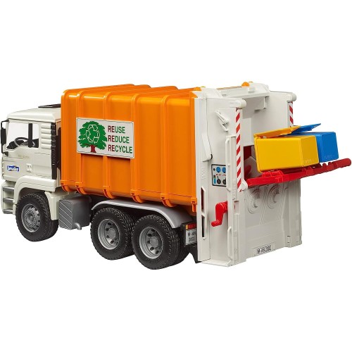 bruder MAN TGA Rear Loading Garbage Truck 2772 4001702027728