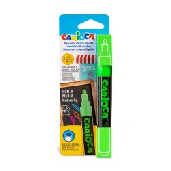 CARIOCA Water-Based Liquid Chalk Marker Green 43557 8003511235512