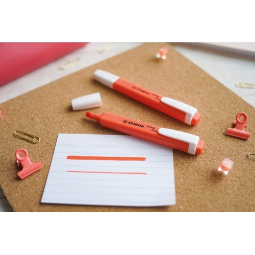 STABILO Pastel Edition Cool Swing Highlighter - Coral Red 275/140 4006381559348