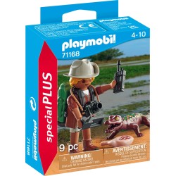 Playmobil Special Plus Εξερευνητής Με Αλιγάτορα 71168 4008789711687