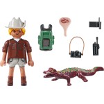 Playmobil Special Plus Researcher With Young Caiman 71168 4008789711687
