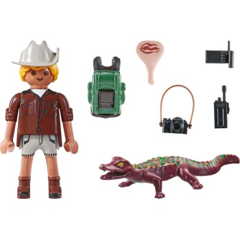 Playmobil Special Plus Εξερευνητής Με Αλιγάτορα 71168 4008789711687