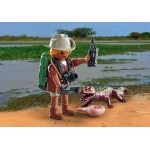 Playmobil Special Plus Researcher With Young Caiman 71168 4008789711687