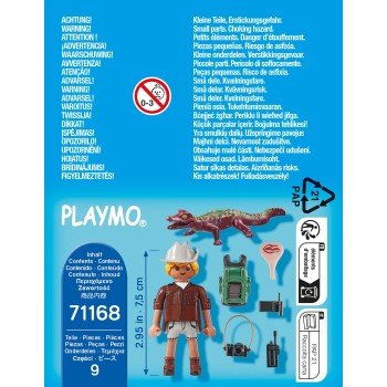 Playmobil Special Plus Εξερευνητής Με Αλιγάτορα 71168 4008789711687