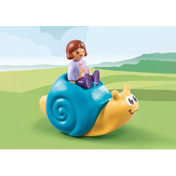 Playmobil 1.2.3 Τραμπάλα-Σαλιγκάρι 71322 4008789713223