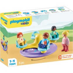 Playmobil 1.2.3 Παιδικό Καρουζέλ 71324 4008789713247