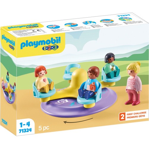Playmobil 1.2.3 Number-Merry-Go-Round 71324 4008789713247